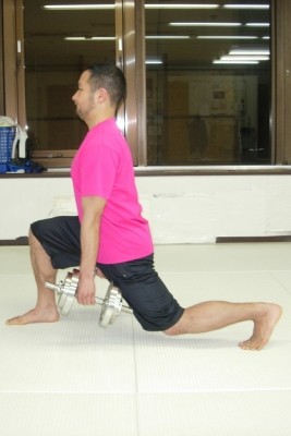 ダンベルスプリットスクワット