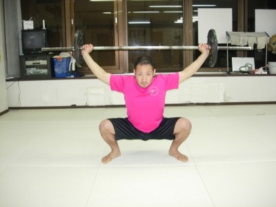 オーバーヘッドスクワット