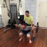 パーソナルトレーニング（バックスクワット）